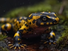 Wie Waldbesitzer und Förster dem Feuersalamander helfen können